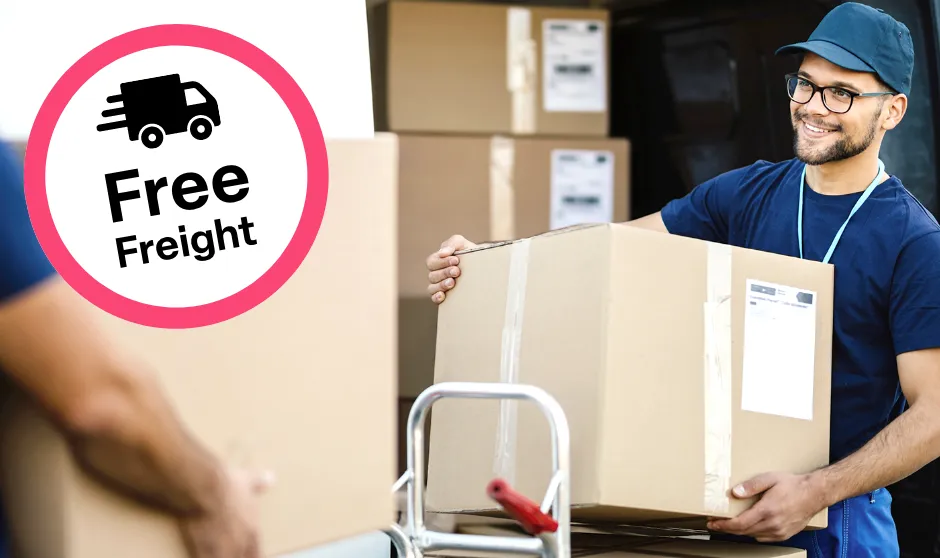 Enjoy FREE freight on your WHOLE order